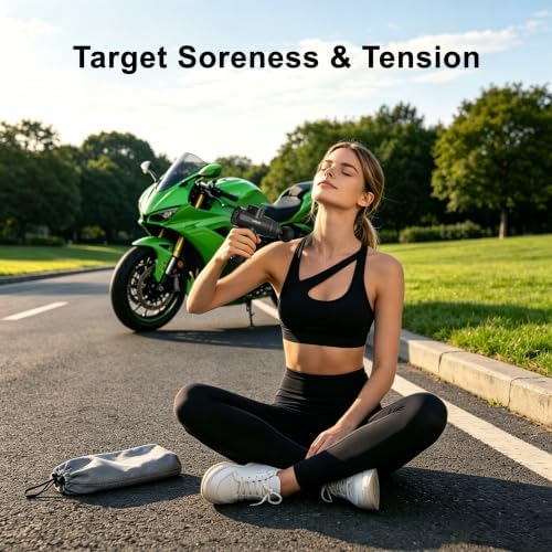 LEERCON Massage Gun Deep Tissue, Mini Muscle Massager Gun for Pain Relief