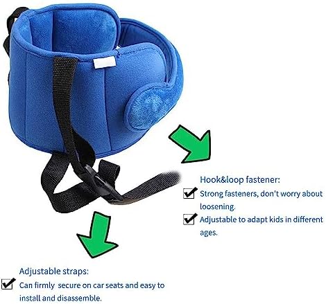 Adjustable Child Car Seat Head Support Band, Head and Neck Support Band