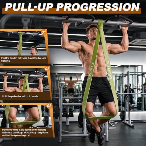 LEEKEY Resistance Bands Set for Pull Up Assistance & Exercise