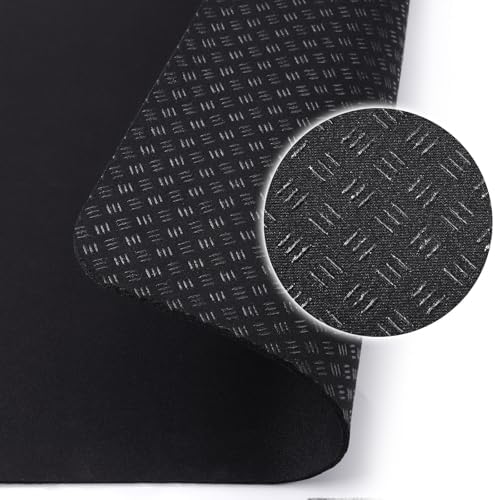 TOBWOLF Non-Slip Workout Mat for Ellipse Leg Exerciser, Ellipse Machine Mat, Exercise Mat for Under Desk Ellipticals, Suitable for Electric Seated Foot Pedal Exerciser, Stability & Floor Protection