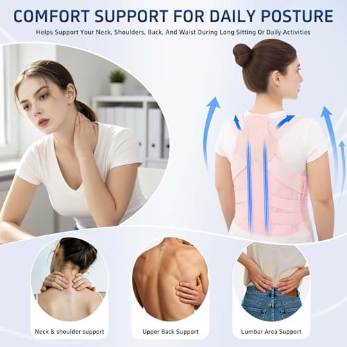 Posture Corrector for Women Men Back Brace Support Straightener Scoliosis