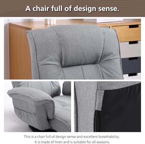 Floor Chair,360° Swivel Folding Floor Gaming Chairs for Adults with Padded Armrest and Back Support, 14 Position Adjustable Recliner,Japanese Floor Chair for Esports, Reading, Napping,Beige