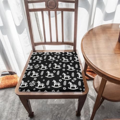 Memory Foam Gaming Chair Pad Square Cushion Dala Horse