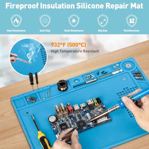 Helping Hands Soldering Station, 10X Magnifying Glass with Light