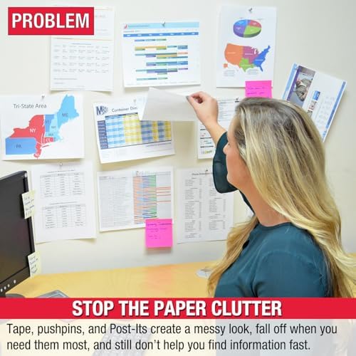 Ultimate Office AdjustaView Expandable Desk Reference Display Organizer 20B