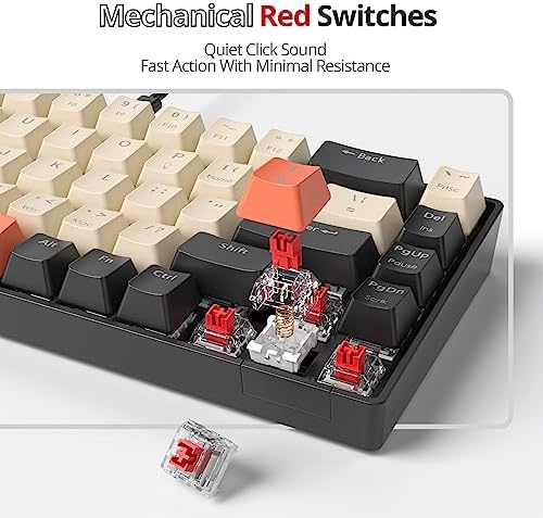Owpkeenthy 60% Wired Mechanical Keyboard