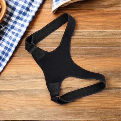 2pcs Hunchback Posture Corrector Shoulder Support Brace Black