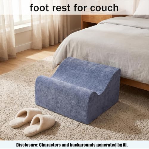 Foot Rest for Under Desk at Work, Soft Ergonomic Footrest,