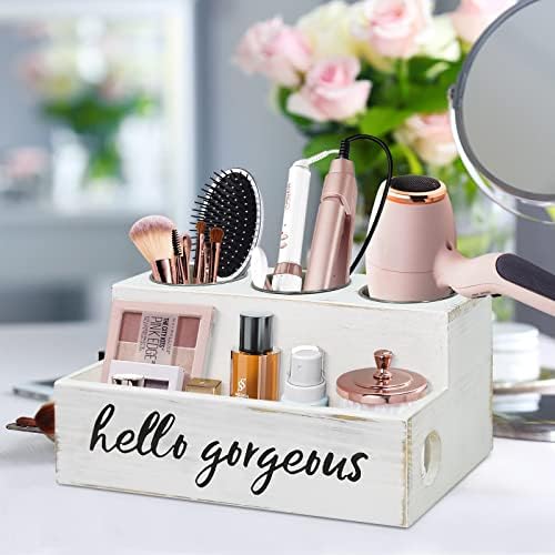 UNISTYLE Hair Dryer Holder Countertop Hair Tool Blow Dryer Holder, Hair Accessories Organizer for Bathroom Decor Supplies Storage and Vanity Caddy for Styling Accessories