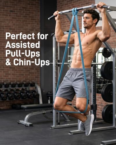 Renoj Resistance Bands for Working Out, 5 Levels Pull Up Assistance Bands Set for Workout, Exercise, Home Gym & Strength Training