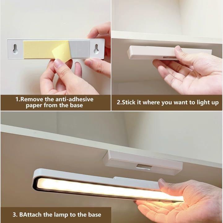 Desk Light Bar Under Desk Lights 16.5 in for Home Office, Shelf, Reading