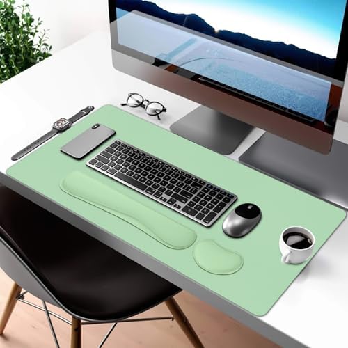 Mouse Pad and Keyboard Wrist Rest, 3-in-1 Keyboard and Mouse Pad