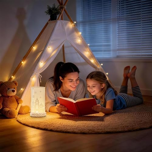 Touch Control Table Lamp for Bedroom, Portable LED Cordless Lamp, 1500mAh Rechargeable Battery Operated, 3 Color Temperatures Rotating Bedside Lamp for Living Room, Nightstand
