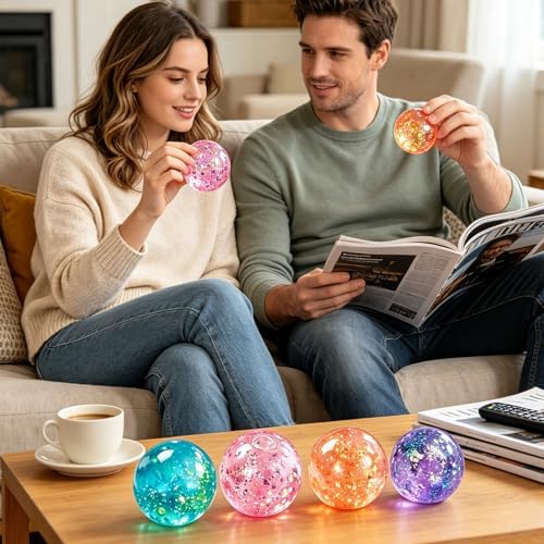 Coconut Oil Squishy, Coconut Oil Slow Rising Squeeze Stress Ball Clear Jelly Bubblegum Texture Coconut Oil Squishy Toy (Pink-A)