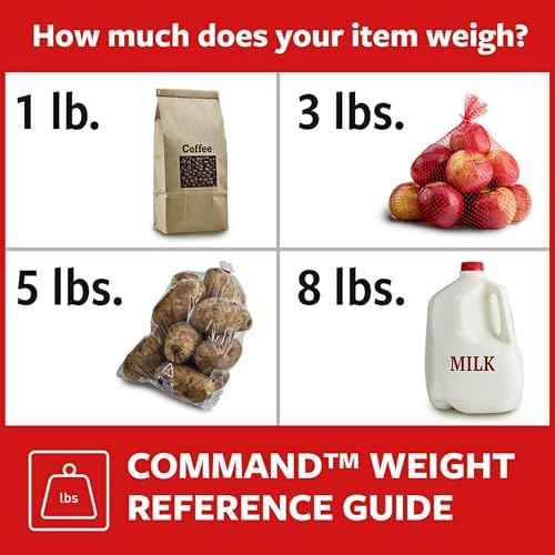 Command Large Caddy, Holds up to 4 lb, 8.6" x 3.1" x 3", 1 Caddy with 4 Strips, Damage-Free Organization Wall Mount to Cabinet, Kitchen, Pantry, Closet, or Under Sink