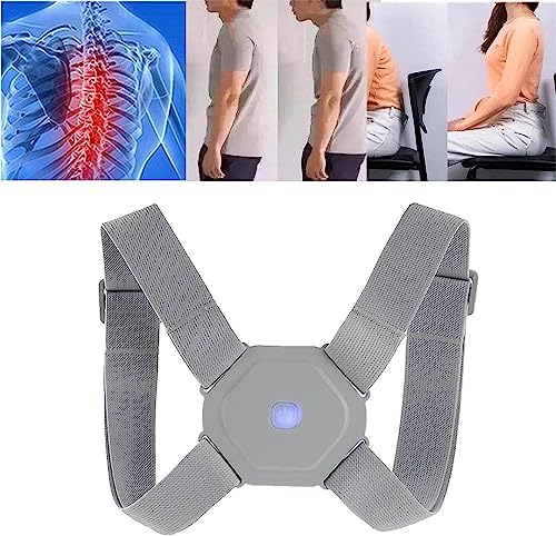 Posture Corrector for Women Men s Electronic Posture Reminder with Sensor Vibration Adjustable Upper Back Brace Straightener for Hunching