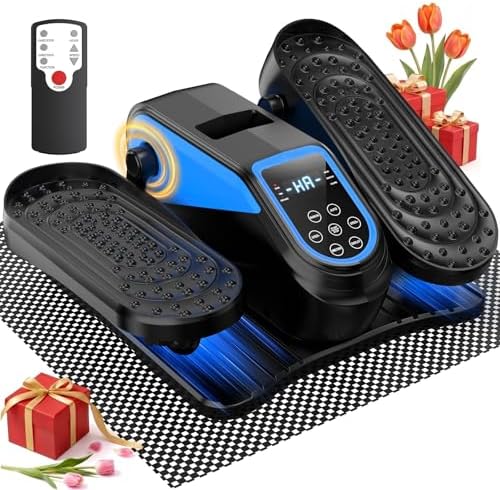 Under Desk Elliptical Mini Electric Leg Exerciser While Sitting for Seniors