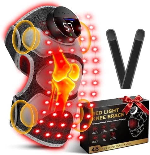 Flagship Knee Massager with Heat and Red Light Therapy for Knee Pain Relief
