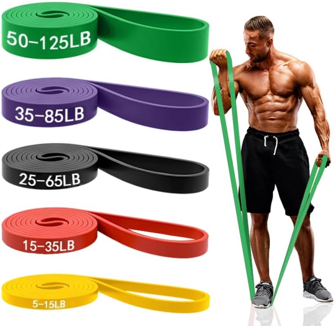 5PCS Resistance Bands for Working Out, Pull Up Assistance Bands Set