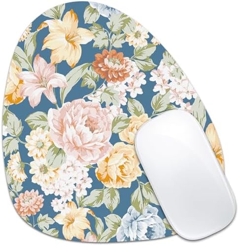 Water Drop Mouse Pad 7.3x8in Non-Slip for Laptop, Daisy