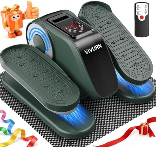 Upgraded Under Desk Elliptical Electric Leg Exerciser for Seniors 12 Speeds