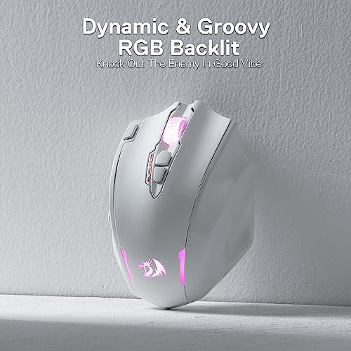 Redragon M913 Wireless RGB MMO Gaming Mouse 16000 DPI Remapping Keys