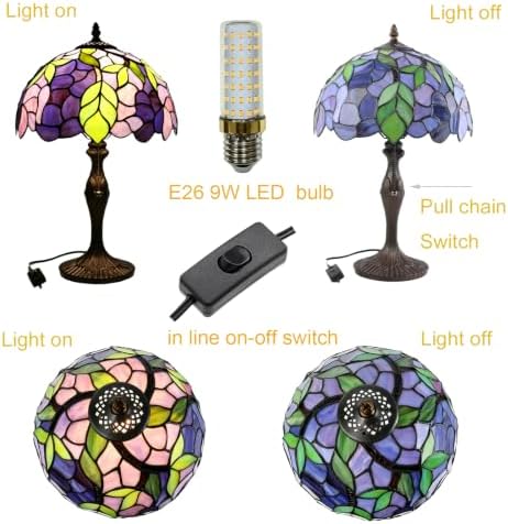 Compatible with Tiffany Style Lamp Stained Glass Table Lamp