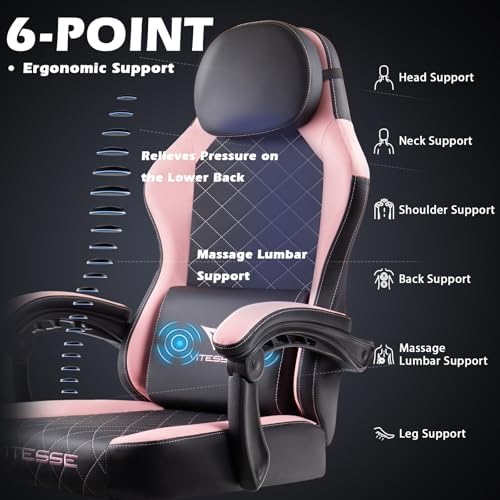 PUKAMI Ergonomic Gaming Chair for Adults