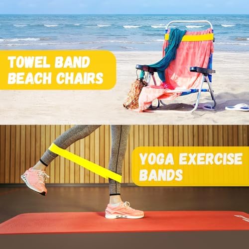 25 Pack Chair Bands for Kids with Fidgety Feet, ADHD Tools for Kids, Improve Focus & Reduce Restlessness, Chair Bands for Sensory ADHD ADD Autism - Classroom & Home Must Haves (Yellow)