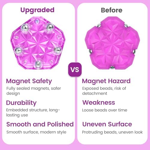Magnetic Fidget Sphere, Adult Fidget Toy for Focus & Stress Relief