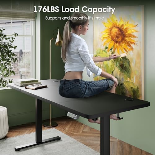 Monomi Electric Standing Desk 63"x28"Height Adjustable Sit Stand Desk