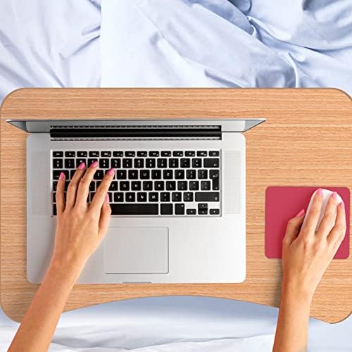 Small Rectangular Mouse pad Shop, only Takes up Mouse Space, Universal mini Mouse pad Portable Waterproof, with Non-Slip Glue Base, red 5X6 inches,
