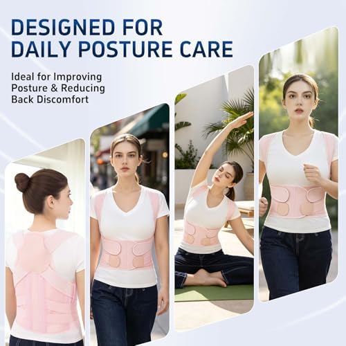 Posture Corrector Back Brace for Women Men Full Back Support Adjustable