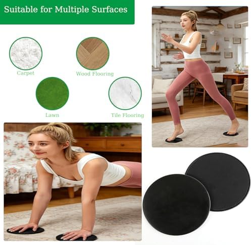 Basan Push Up Board with Resistance Bands – Foldable Portable Home Gym Equipment for Full Body Workout, Strength Training for Men & Women
