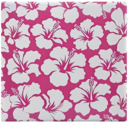 Fashion Decorative Chair Pad for Women Hibiscus Rose Red