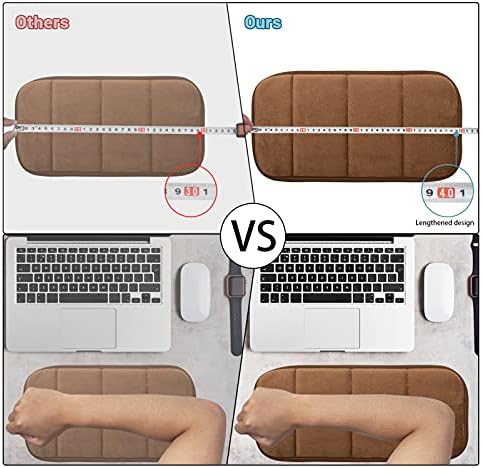 2 Sets Upgrade Computer Wrist Elbow Pad, DILIBRA Portable Memory Foam