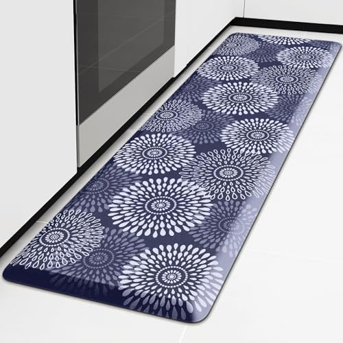 Kitchen Mat Water-Resistant Kitchen Rugs Cushioned Anti-Fatigue Floor Mat
