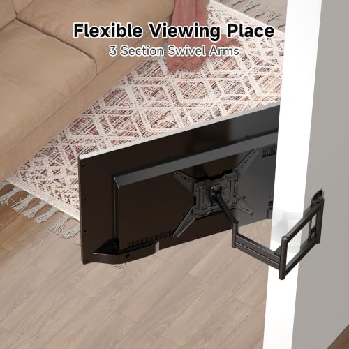 XINLEI Long Arm TV Wall Mount for Most 26-65 Inch TVs 40” Extension