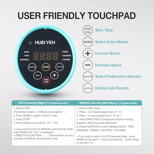Under Desk Elliptical Exerciser Machine for Senior, Quiet for Home & Office