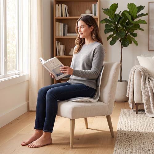 Lumbar Support Posture Corrector Chair for Adults,Back and Lumbar Support Breathable Fabric Petal Shaped Office Chair Seating Cushion,Ergonomic Back Supports Chairs for Office