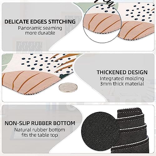 Large Mouse Pad with Wrist Rest, 4-in-1 Wrist Rest for Keyboard and Mouse