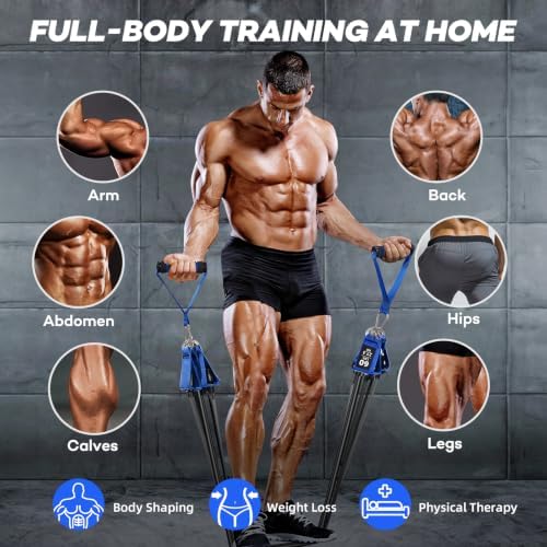 NITEEN 310lbs/390lbs Heavy Resistance Bands with Handles for Working Out