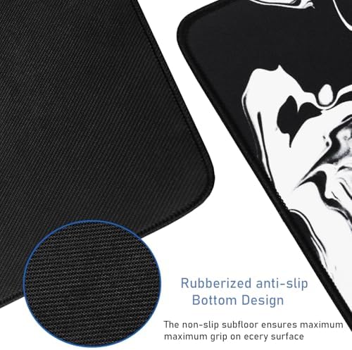 Large Extended Gaming Mouse Pad with Stitched Edges 47.3 X 23.6 in