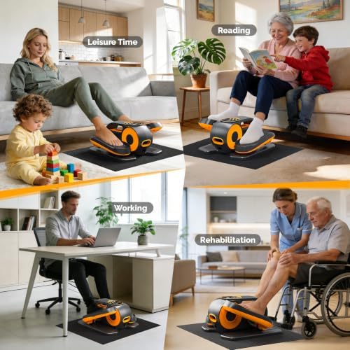 Under Desk Elliptical Leg Exerciser as Seen on TV Sitting for Senior
