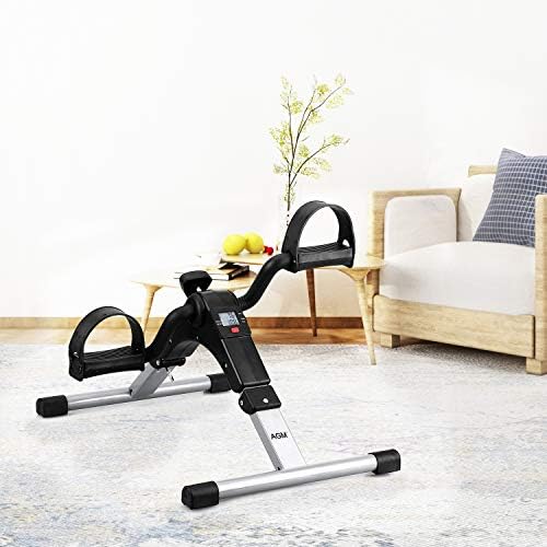 Folding Pedal Exerciser, Mini Exercise Bike Under Desk Bike
