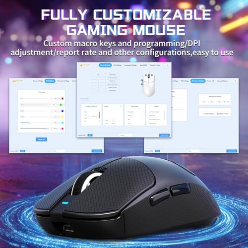 ATTACK SHARK X8 SE Tri-Mode Wireless Gaming Mouse Ergonomic 59g Lightweight