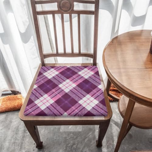 Funny Memory Foam Chair Pad for Adults Pink Violet White