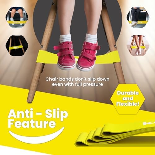 Chair Bands for Kids with Fidgety Feet, Desk Bands for Classroom