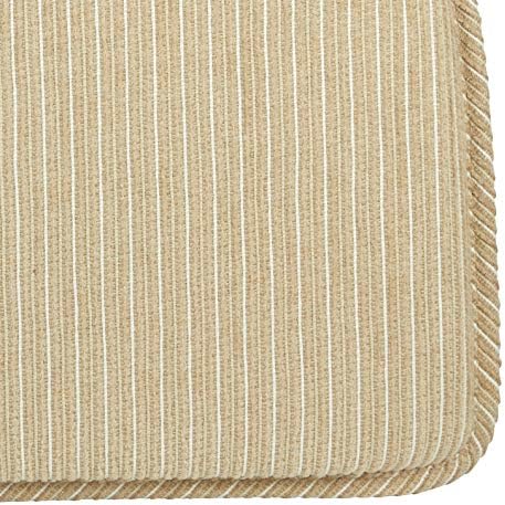 Klear Vu Raindrop The Gripper Non Slip Chair Cushions, Soft & Comfortable Seat Pad, Sitting Pillow for Kitchen, Dining or Office, Nikita Natural, 4 Count (Pack of 1)