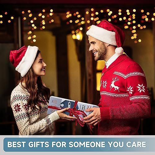 Electric Heating Pad for Seniors, 20"x24" Heat Wrap with 6 Temps, Moist Heat Option, Auto Shut-Off & Washable Cover, Great Gift for Mom, Dad, Grandma, Grandpa